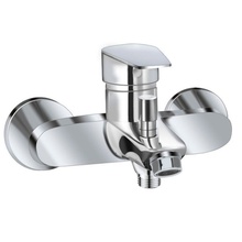 AQUAme Prato AQMP6112 Для ванны Хром Смеситель 13,5x15x10 см, для ванны, Италия - фото 1 - фото 1