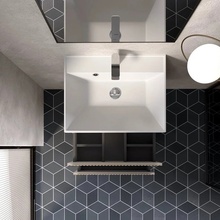 AQUAme S1 AQM900160BG Бежевый 60х45 Тумба для раковины 45x60x50 см, Италия - фото 1 - фото 2