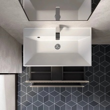 AQUAme S1 AQM900180BG Бежевый 80х45 Тумба для раковины 45x80x50 см, Италия - фото 1 - фото 2