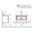 AQUAme S1 AQM900180GM Серый 80х45 Тумба для раковины 45x80x50 см, Италия - фото 2