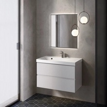 AQUAme S1 AQM900180WH Белый глянцевый 80х45 Тумба для раковины 45x80x50 см, Италия - фото 1 - фото 1