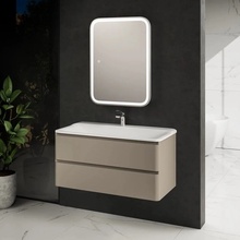 AQUAme S4 AQM900410BG Бежевый 100х45 Тумба для раковины 45x100x50 см, Италия - фото 1 AQUAme S4 AQM900410BG Бежевый 100х45 Тумба для раковины 45x100x50 см, Италия - фото 1 - фото 1