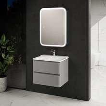 AQUAme S4 AQM900460GM Серый 60х45 Тумба для раковины 45,5x60x47,2 см, Италия - фото 1 AQUAme S4 AQM900460GM Серый 60х45 Тумба для раковины 45,5x60x47,2 см, Италия - фото 1 - фото 1