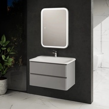 AQUAme S4 AQM900480GM Серый 80х45 Тумба для раковины 45x80x50 см, Италия - фото 1 AQUAme S4 AQM900480GM Серый 80х45 Тумба для раковины 45x80x50 см, Италия - фото 1 - фото 1