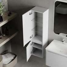 AQUAme S4 AQM9004BG Бежевый 120 Шкаф-пенал 27,1x33x120 см, Италия - фото 1 - фото 2