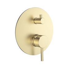 AQUAme Siena AQM8803BG Для ванны Шлифованное золото Смеситель 5,3x16,5x16,5 см, для ванны, Италия - фото 1 - фото 1