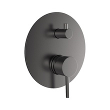 AQUAme Siena AQM8803GM Для ванны Черный хром Смеситель 5,3x16,5x16,5 см, для ванны, Италия - фото 1 - фото 1