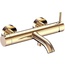 AQUAme Siena AQM6212GG Для ванны с душем Glossy gold Смеситель 21,8x28,3x9,9 см, для ванны, Италия - фото 1