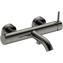 AQUAme Siena AQM6212GM Для ванны с душем Gun metal Смеситель 21,8x28,3x9,9 см, для ванны, Италия - фото 1 - фото 1