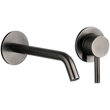 AQUAme Siena AQM6215GM Встраиваемый для раковины Gun metal Смеситель 19,8x19x10,6 см, для раковины, Италия - фото 1 - фото 1