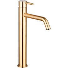 AQUAme Siena AQM6214GG Для раковины Glossy gold Смеситель 20,7x4,8x31,4 см, для раковины, Италия - фото 1 - фото 1
