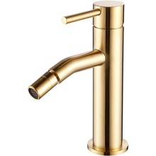 AQUAme Siena AQM6216GG Для биде Glossy gold Смеситель 13,5x4,8x17,4 см, для биде, Италия - фото 1 - фото 1