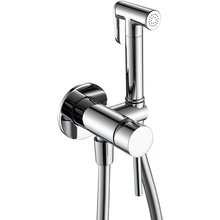 AQUAme Siena AQM6217CR Хром Смеситель с гигиеническим душем 12,4x9x19 см, для встраиваемых систем, Италия - фото 1 - фото 1