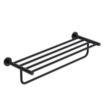 AQUAme Trento AQM7206MB Черный матовый 60 Полка-решетка 13,6x60x21 см, Италия - фото 1 - фото 1