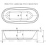 Aquanet Amelia 00210617 180x80 Акриловая ванна 180x80x60 см, Россия - фото 8