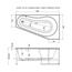 Aquanet Brize 00228173 160x90 R Акриловая ванна 160x89,5x42,5 см, Россия - фото 3