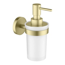 Aquanet Европа AQ4105BG Шлифованное золото Дозатор для жидкого мыла 11,1x6,9x16,3 см, Россия - фото 1 - фото 1