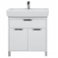 Aquanet Гретта 00233580 белый 80 (1 ящик, 2 дверцы) Тумба для раковины 47,5x81x88 см, Россия - фото 2