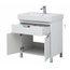 Aquanet Гретта 00233580 белый 80 (1 ящик, 2 дверцы) Тумба для раковины 47,5x81x88 см, Россия - фото 4