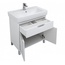 Aquanet Гретта 00233580 белый 80 (1 ящик, 2 дверцы) Тумба для раковины 47,5x81x88 см, Россия - фото 5