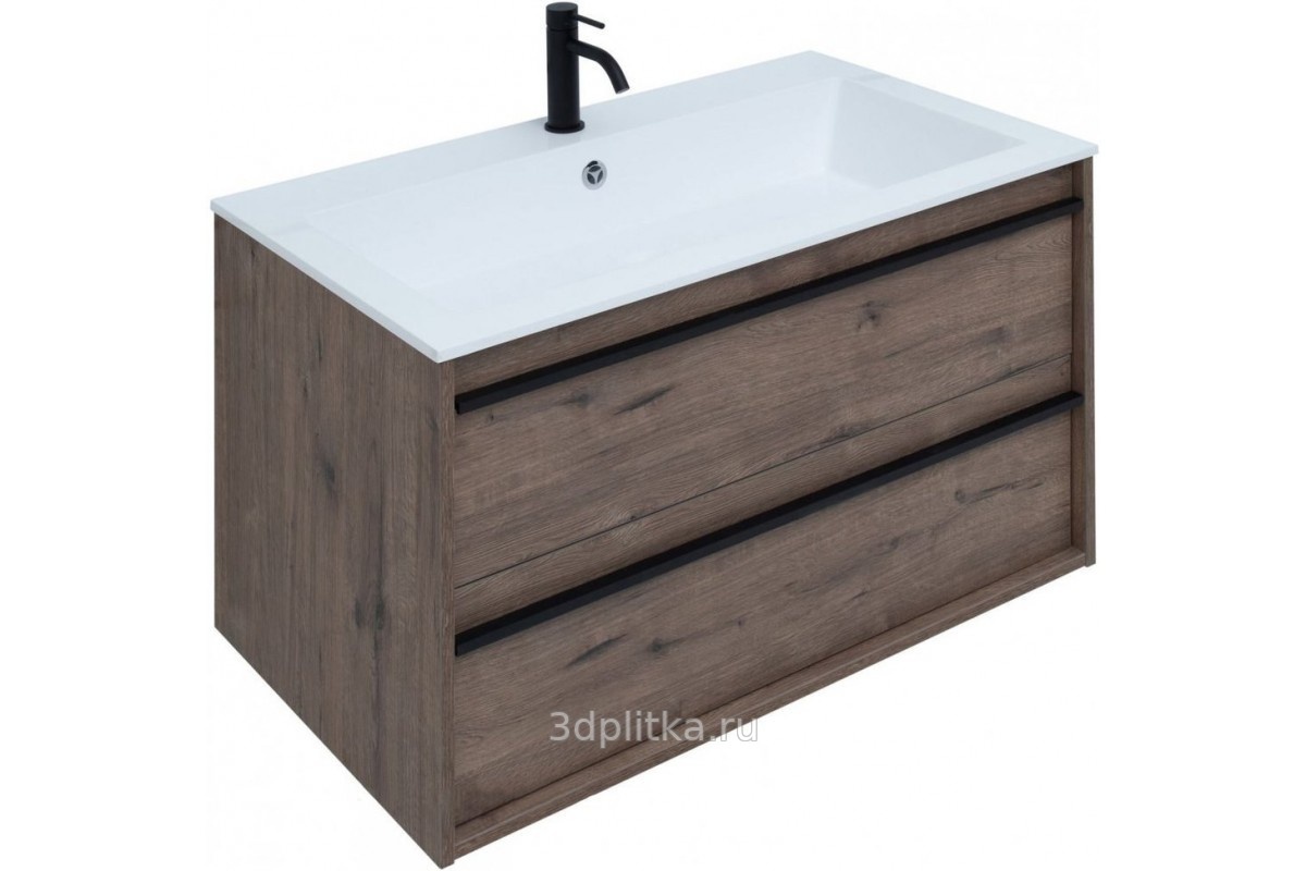 Aquanet Lino 253913 90 Дуб Веллингтон тумба для раковины 🏆 купить в ...