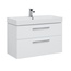 Aquanet Nova 00243659 белый. глянец 100 2 ящ. Тумба для раковины 46x100x65 см, Россия - фото 1 Aquanet Nova 00243659 белый. глянец 100 2 ящ. Тумба для раковины 46x100x65 см, Россия - фото 1