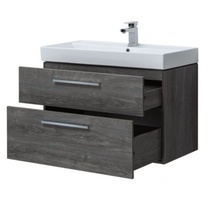 Aquanet Nova 00243658 дуб рошелье 100 2 ящ. Тумба для раковины 46x100x65 см, Россия - фото 1 - фото 2