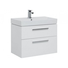 Aquanet Nova 00242279 белый. глянец 60 2 ящ. Тумба для раковины 45,7x60,5x65 см, Россия - фото 1 - фото 1