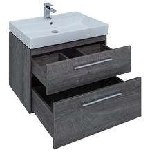 Aquanet Nova 00249918 дуб рошелье 70 2 ящ. (SLIM SYNERGY) Тумба для раковины 46x75,7x66 см, Россия - фото 1 - фото 3