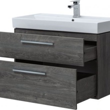 Aquanet Nova 00249921 дуб рошелье 85 2 ящ. (SLIM SYNERGY) Тумба для раковины 46x90,6x65 см, Россия - фото 1 - фото 4