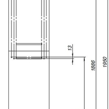 Aquanet Nova 00242261 белый 35 Шкаф-пенал 34,6x35x175 см, Россия - фото 1 - фото 2