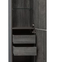 Aquanet Nova 00242259 дуб рошелье 35 Шкаф-пенал 34,6x35x175 см, Россия - фото 1 - фото 3