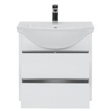 Aquanet Сидней 00243667 белый глянец 60 Тумба для раковины 30x61x59,5 см, Россия - фото 1 - фото 4