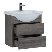 Aquanet Сидней 00243670 дуб рошелье 80 Тумба для раковины 32,5x80x61,5 см, Россия - фото 1 - фото 3