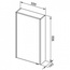 Aquanet Августа 00210049 50 дуб сонома Шкаф-зеркало 16,5x50x90 см, Россия - фото 6 Aquanet Августа 00210049 50 дуб сонома Шкаф-зеркало 16,5x50x90 см, Россия - фото 6