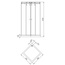 Aquanet Betta Cube Classic 00184916 90x90 правый стекло прозрачное/золото Душевой уголок 90x90x200 см, Россия - фото 2
