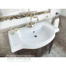 Aquanet Классик 105  белый/ Раковина 47,5x105x15 см, Россия - фото 1 - фото 2