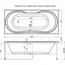 Aquanet Valencia 00215694 180x80 Акриловая ванна 180x80x54 см, Россия - фото 3