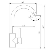 Aquanika Vivo AQV4018SS Для кухни Хром Смеситель 20,5x5x32,7 см, для кухонной мойки, Россия - фото 1 - фото 2
