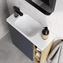 Aqwella Alba ALB0106LDD L Дуб давос 60 Тумба для раковины 24,7x59,4x64,6 см, Россия - фото 1 - фото 3