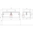 Aqwella Geometria STG1014X456GS Столешница 45,6x101,4x1 см, Россия - фото 2