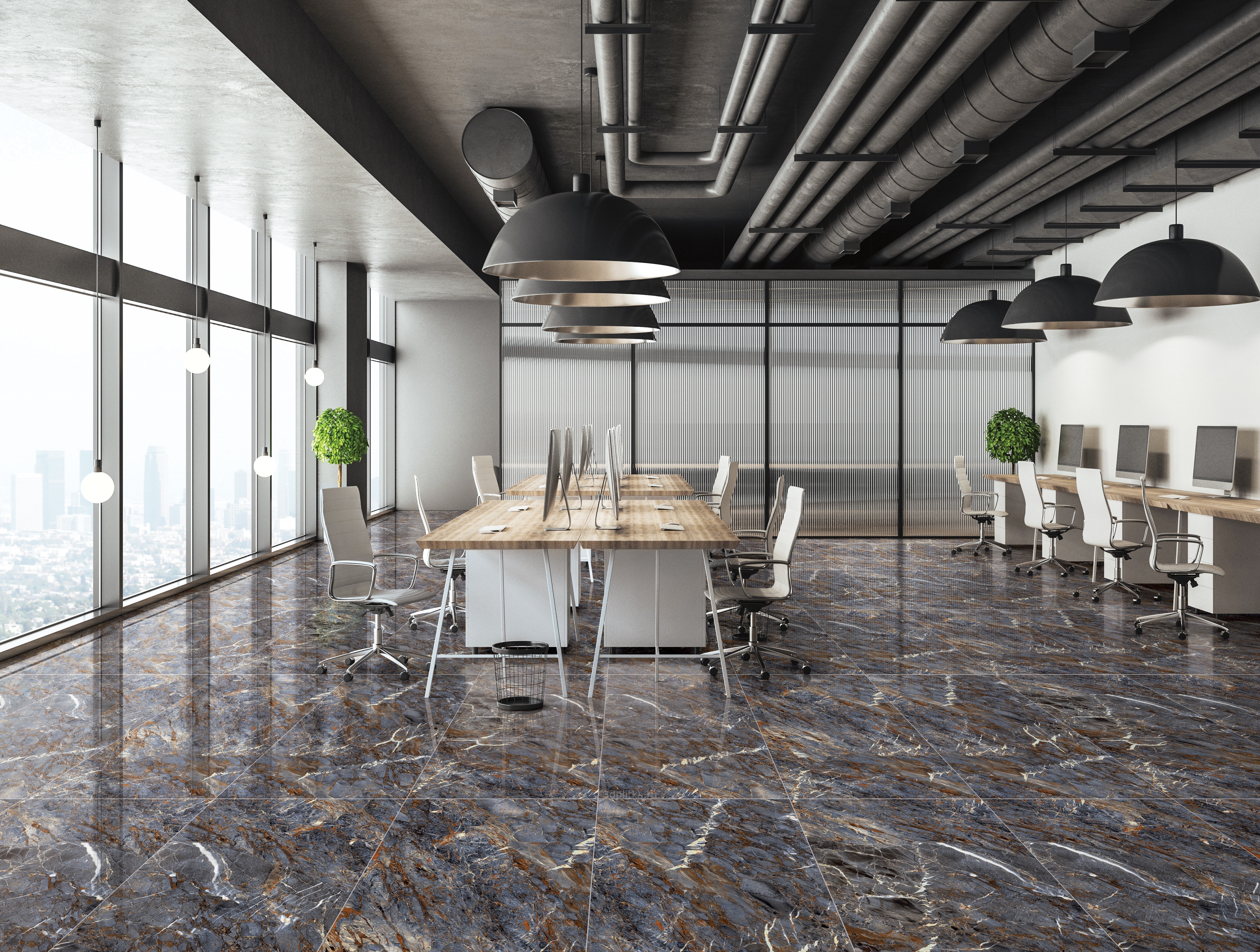 Arcadia Ceramica Empress 60x120 см, керамогранит, Индия, под камень  - фото интерьера 1