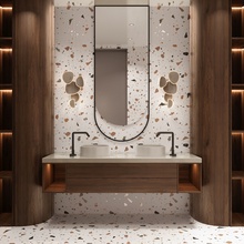 Arcadia Ceramica Terazzo 60x60, керамогранит, Индия, терраццо - фото интерьера 1 - фото 1