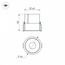 Arlight Atlas 037185(1) Встраиваемый светильник 6,6x6,6 см, Россия - фото 5
