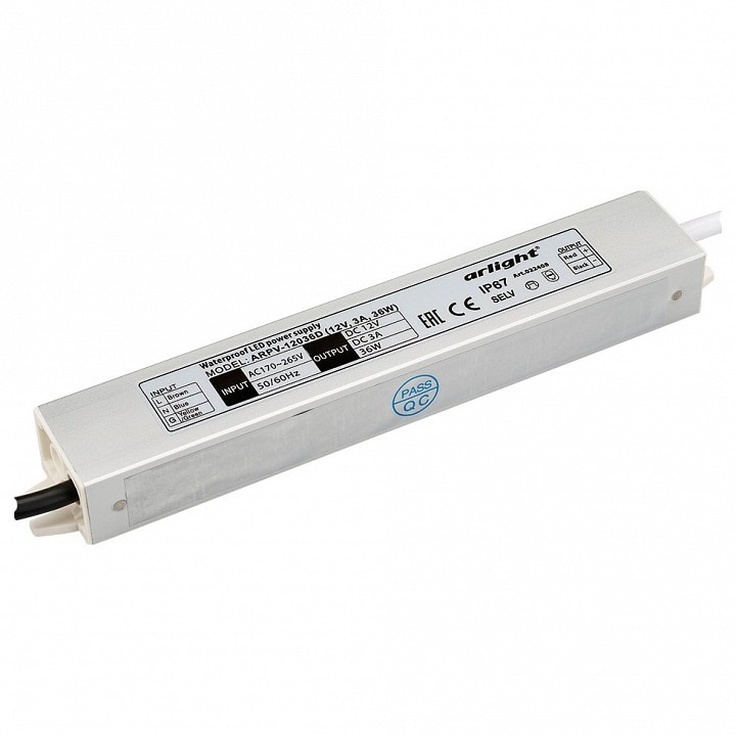 Arlight 22408 Комплектующее для светильников 18,2x3x2 см, Россия - фото 1 Arlight 22408 Комплектующее для светильников 18,2x3x2 см, Россия - фото 1