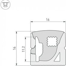 Arlight 040271(1) Комплектующее для светильников 500x1,6x1,6 см, Россия - фото 1 - фото 3