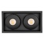 Arlight CL-SIMPLE-S148x80-2x9W Day4000 (BK, 45 deg) 26877 Встраиваемый светильник 14,8x8 см, Россия - фото 2
