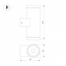 Arlight Lgd-Ray 44850 Уличный светильник 9,8x6,5x17 см, Россия - фото 1 - фото 3