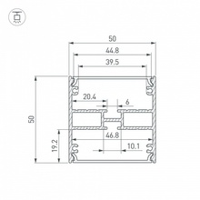 Arlight Line 47486 Комплектующее для светильников 300x5x5 см, Россия - фото 1 - фото 4