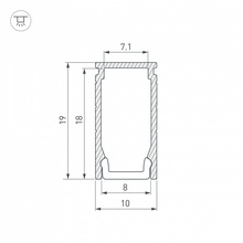 Arlight Line 53426 Комплектующее для светильников 200x1x1,9 см, Россия - фото 1 - фото 4